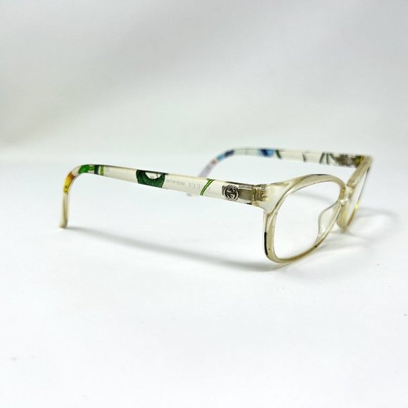 Gucci GG 3699/N ZE5 Clear Floral Eyeglasses Frames 54-15 140 Italy Designer - Picture 5 of 15